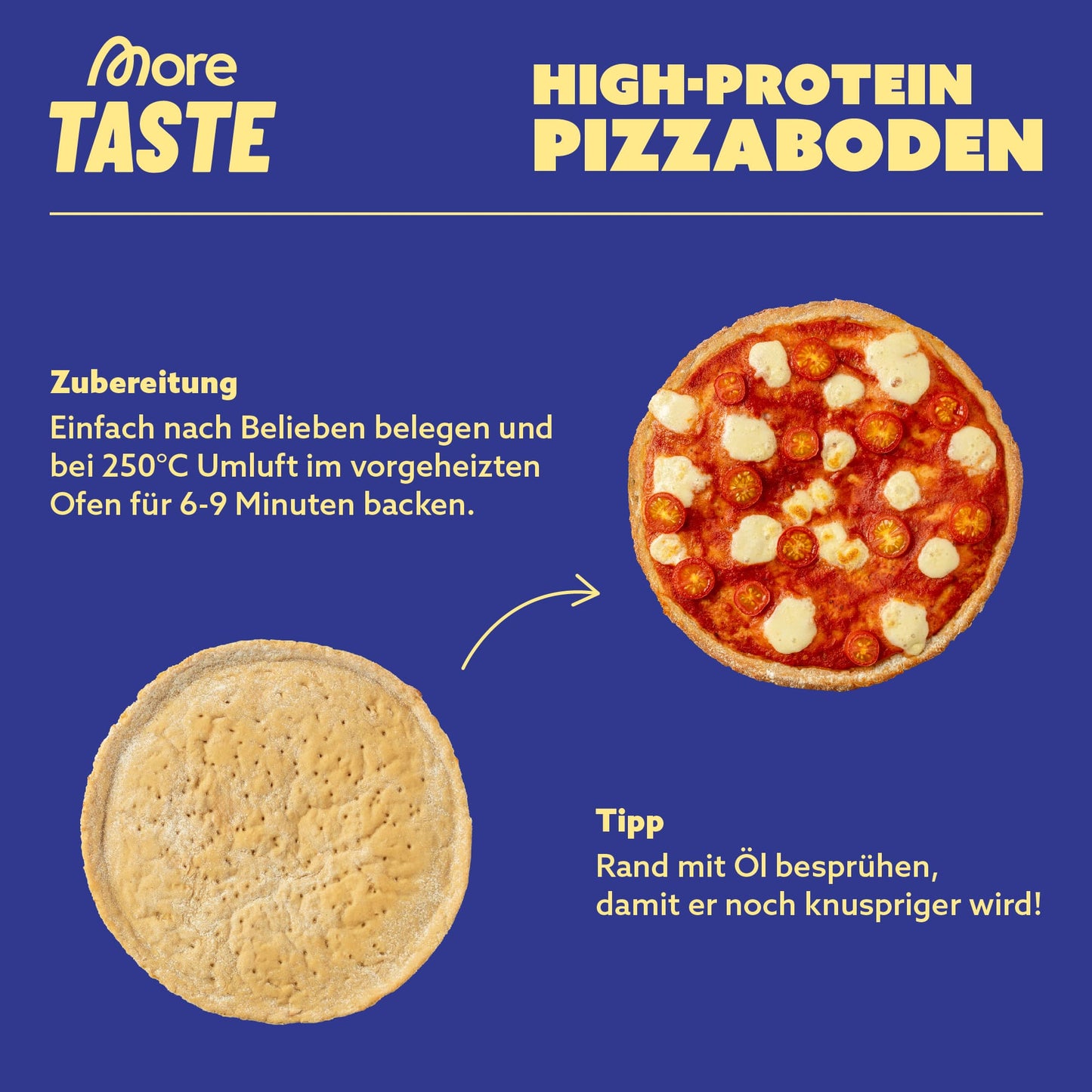 3er Bundle High-Protein Pizzaboden Pro