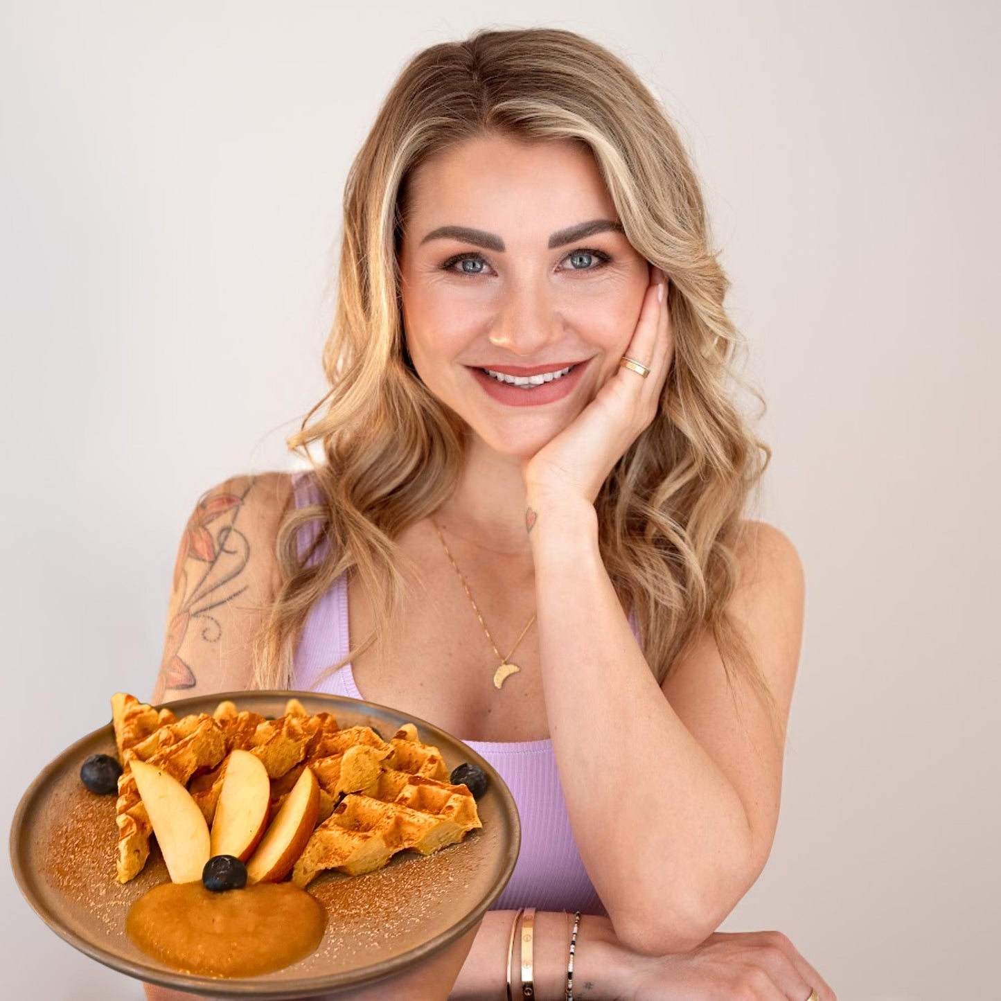 Backmischung für High-Protein Vanillewaffeln