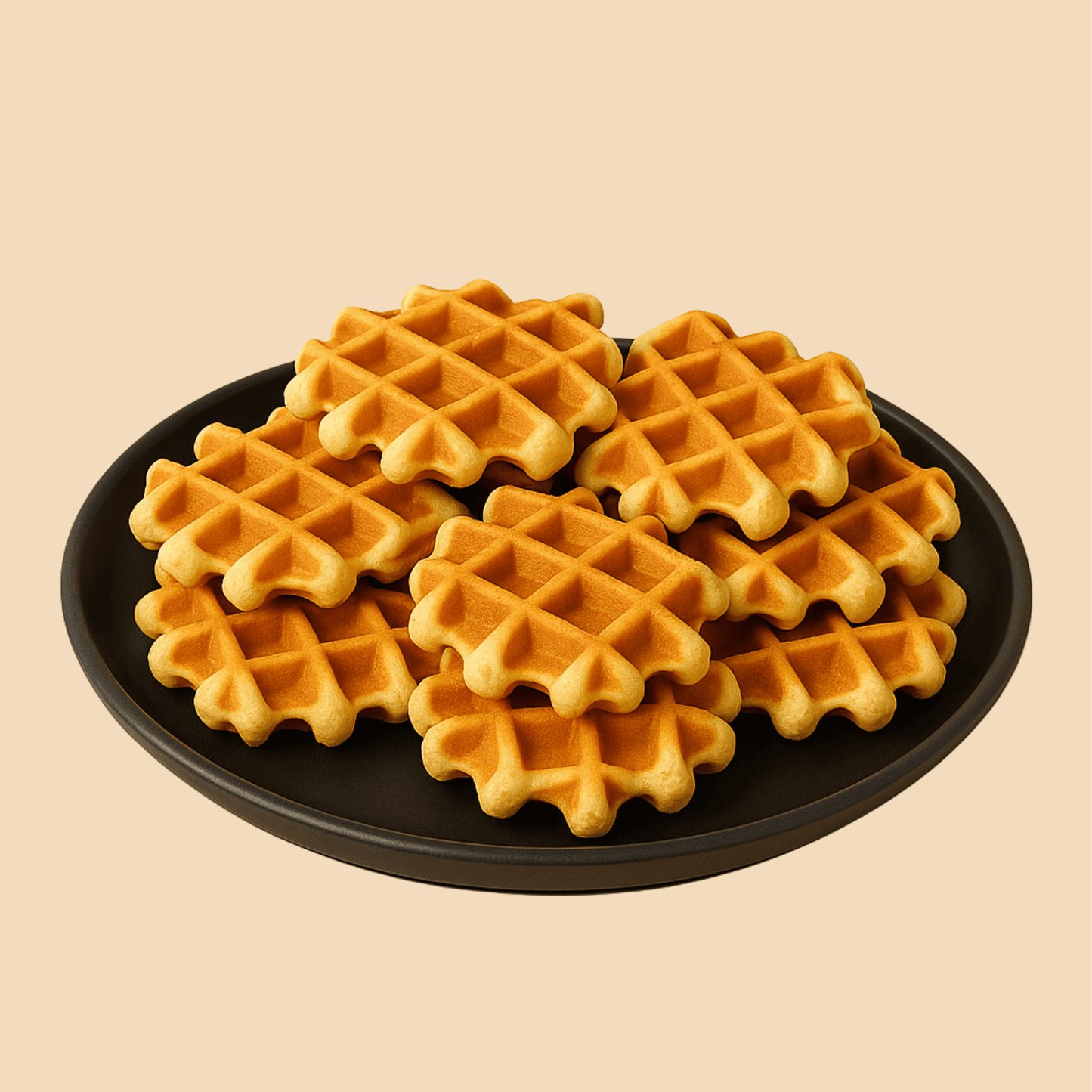 Backmischung für High-Protein Vanillewaffeln