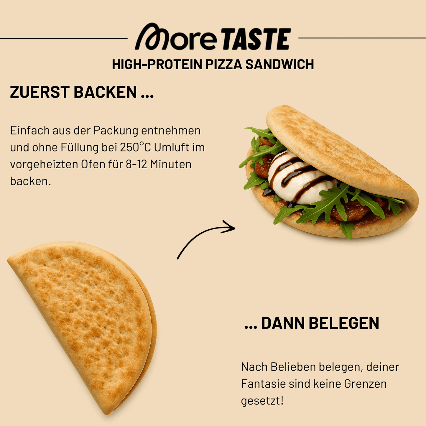 3er Bundle High-Protein Pizza Sandwich